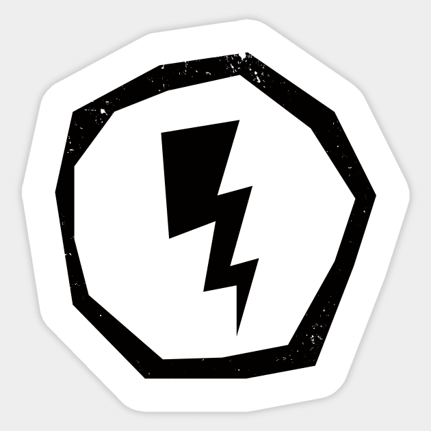 Lightning Bolt Sticker by PsychicCat